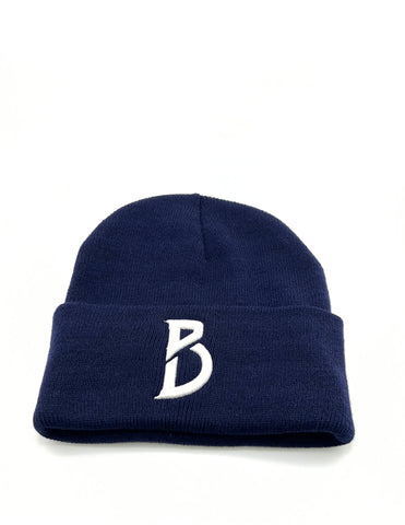 Navy B Beanie