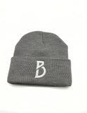 Grey B Beanie